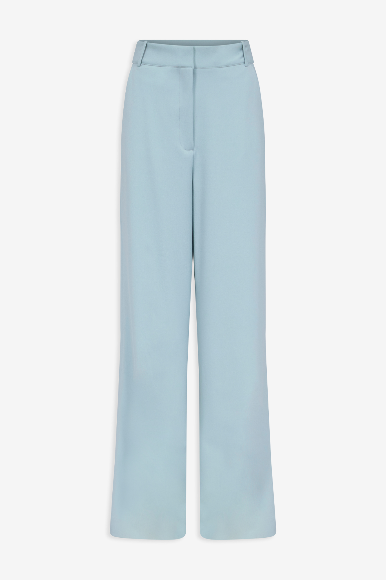 Talia Straight-Leg Tailored Trousers | Trousers | Women Tailored Celadon Blue