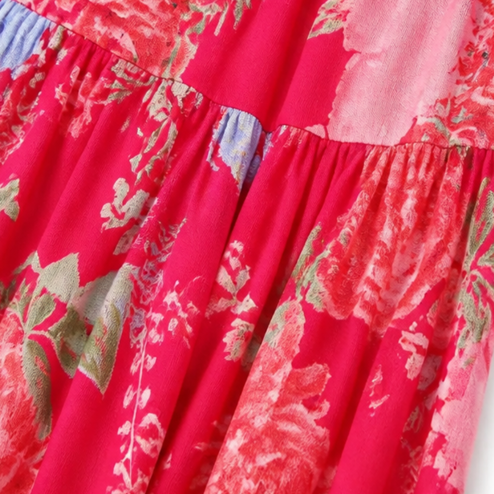 Wren Floral Flowing Maxi Dress | Women's Elegant Maxi Dress | Summer Holiday Long Dress UK