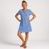 Esme Cotton Linen Dress | Women's Cotton Linen Dress | Breathable Casual Summer Dress UK