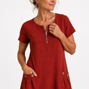 Esme Cotton Linen Dress | Women's Cotton Linen Dress | Breathable Casual Summer Dress UK