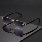 Quincy Rimless Sunglasses | Classic Sunglasses | UV400 Protection Fashion Shades UK