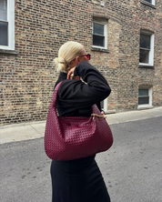 Eden Shoulder Bag | Women's Crossbody Handbag | Black Burgundy Coffee Olive