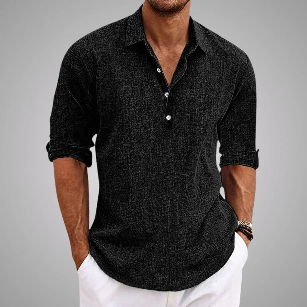 Gideon Shirt | Men's Oxford Button-Down Shirt | Smart Casual Formal Top UK