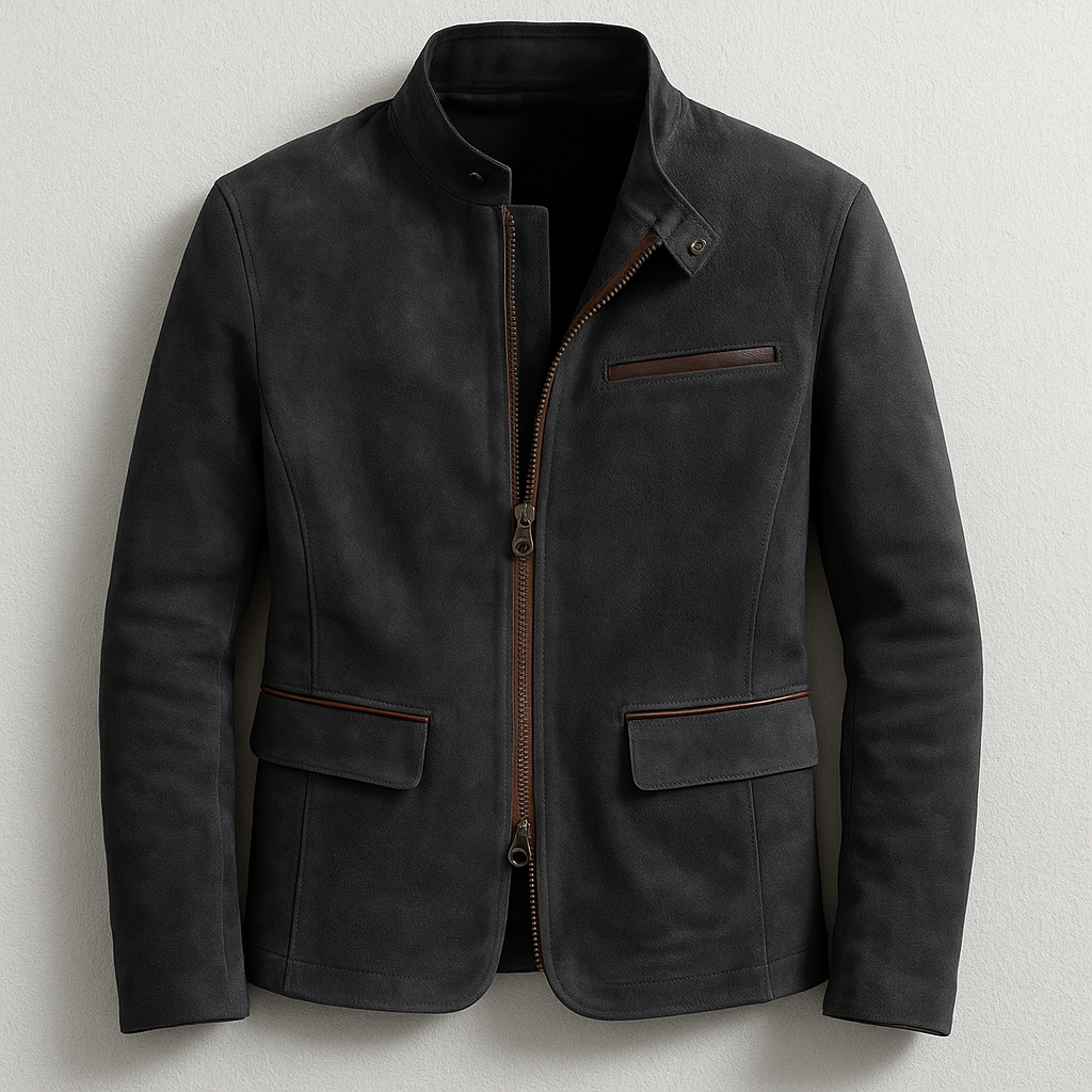 Hugo Premium Suede Jacket | Men's Suede Leather Jacket | Smart Casual Premium Outerwear UK