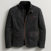 Hugo Premium Suede Jacket | Men's Suede Leather Jacket | Smart Casual Premium Outerwear UK