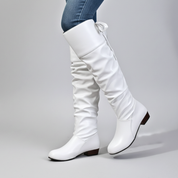 Anoura Leather Boots | Women's Leather Heels | Pointed Toe Stiletto Court Shoes UK
