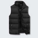 Men's Moritz Quilted Gilet Vest Sleeveless Bodywarmer | Lightweight Padded Autumn Winter Layering Black Blue Red