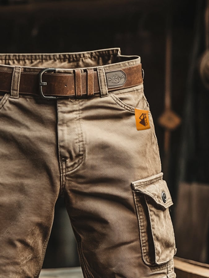 Adam | Men's Cargo Trousers | Multi-Pocket Utility Bottoms UK