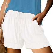 Maya Relaxed Drawstring Shorts | Women's Relaxed Drawstring Shorts | Casual Comfortable Summer Shorts UK