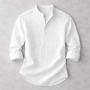 Alton Henley Shirt | Men's Relaxed Casual Shirt | Smart Button-Down Everyday Top UK