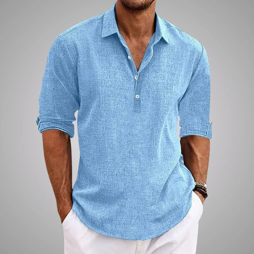 Gideon Shirt | Men's Oxford Button-Down Shirt | Smart Casual Formal Top UK