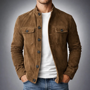 Marlon Suede Jacket | Men's Suede Leather Jacket | Smart Casual Premium Outerwear UK