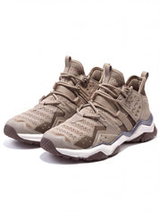 Geometric Training Shoes with Angular Support Cage | Trainers | Unisex Khaki