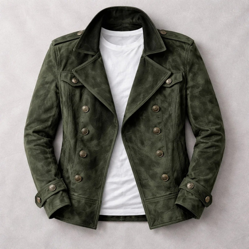 Ravenshire Coat | Men's Wool Overcoat | Classic Double-Breasted Winter Coat UK