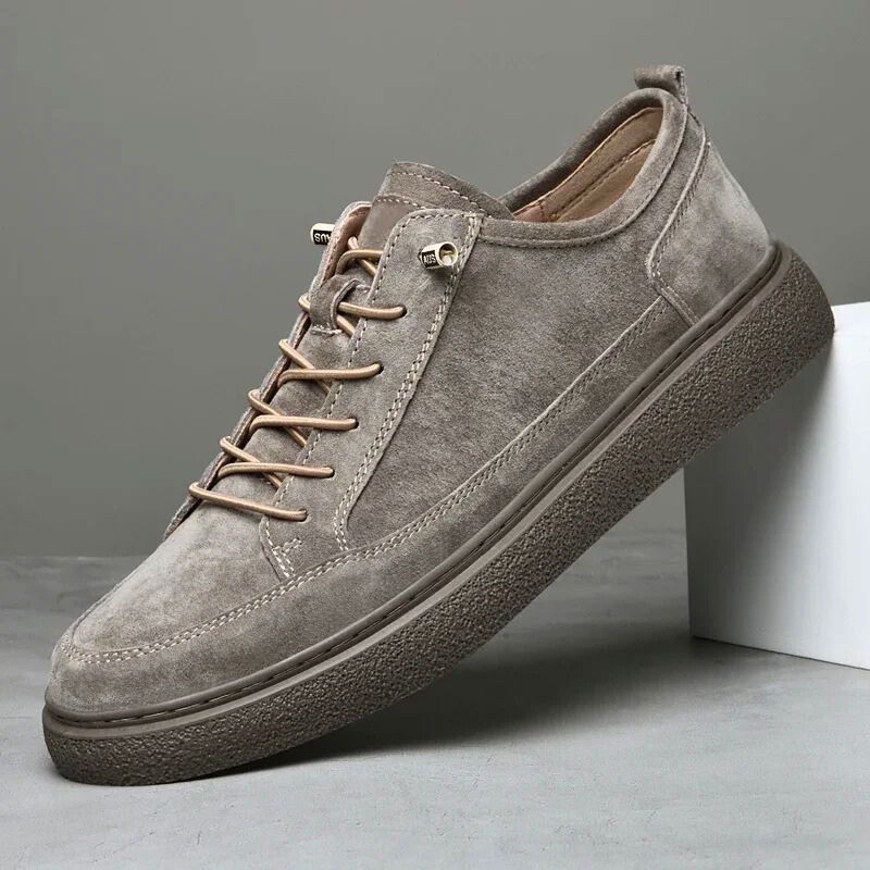 Sebastien Suede Trainers | Men's Suede Premium Trainers | Smart Casual Fashion Shoes UK