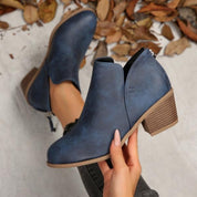 Roselyn Heeled Ankle Boots | Women's High Heels | Elegant Party Court Shoes UK