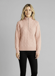 Amy Sweater with Zipper | Men's Premium Jumper | Warm Casual Knitwear UK