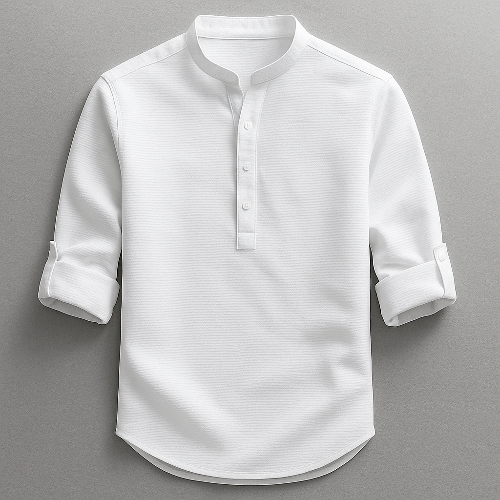 Felix Henley Shirt | Men's Relaxed Casual Shirt | Smart Button-Down Everyday Top UK