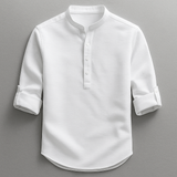 Felix Henley Shirt | Men's Relaxed Casual Shirt | Smart Button-Down Everyday Top UK