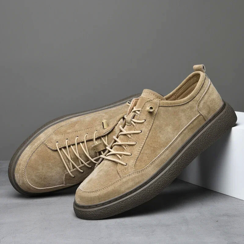 Sebastien Suede Trainers | Men's Suede Premium Trainers | Smart Casual Fashion Shoes UK