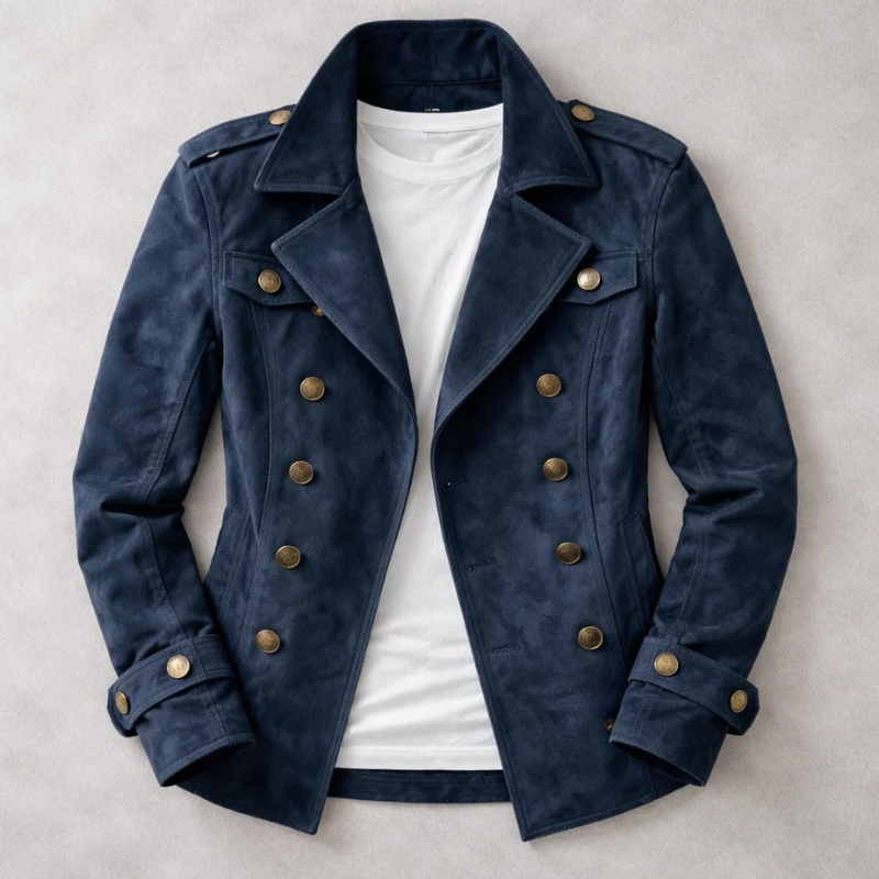 Ravenshire Coat | Men's Wool Overcoat | Classic Double-Breasted Winter Coat UK