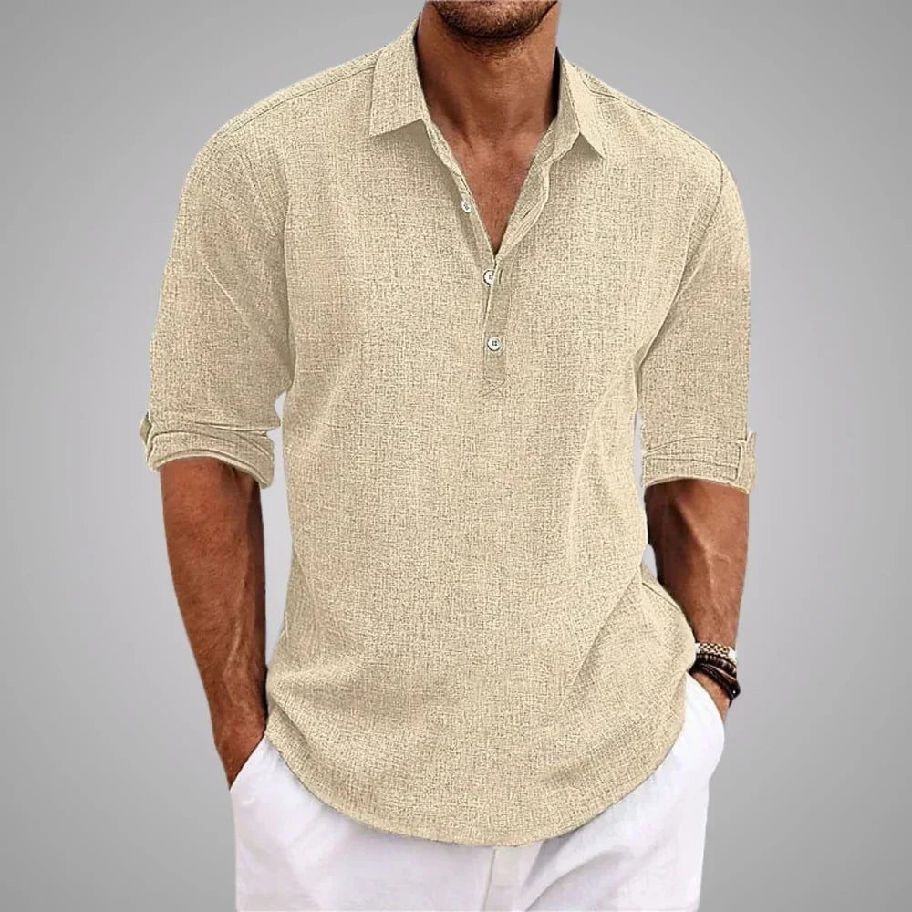 Gideon Shirt | Men's Oxford Button-Down Shirt | Smart Casual Formal Top UK