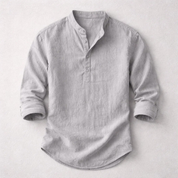 Alton Henley Shirt | Men's Relaxed Casual Shirt | Smart Button-Down Everyday Top UK