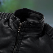 Felix Vintage Leather Jacket | Men's Vintage Leather Biker Jacket | Retro Moto Style UK
