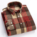 Fletcher Brushed Flannel Shirt | Men's Plaid Flannel Shirt | Smart Casual Checked Shirt UK