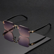 Quincy Rimless Sunglasses | Classic Sunglasses | UV400 Protection Fashion Shades UK