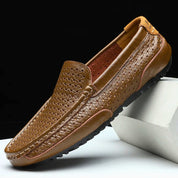 Hutton Genuine Leather Loafers | Men's Genuine Leather Loafers | Slip-On Smart Casual Shoes UK
