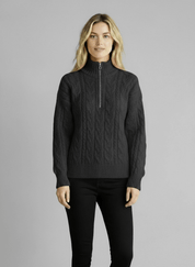 Amy Sweater with Zipper | Men's Premium Jumper | Warm Casual Knitwear UK