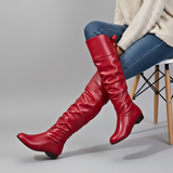 Anoura Leather Boots | Women's Leather Heels | Pointed Toe Stiletto Court Shoes UK