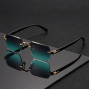 Quincy Rimless Sunglasses | Classic Sunglasses | UV400 Protection Fashion Shades UK