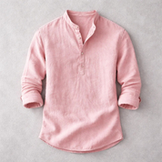Alton Henley Shirt | Men's Relaxed Casual Shirt | Smart Button-Down Everyday Top UK