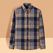 Fletcher Brushed Flannel Shirt | Men's Plaid Flannel Shirt | Smart Casual Checked Shirt UK