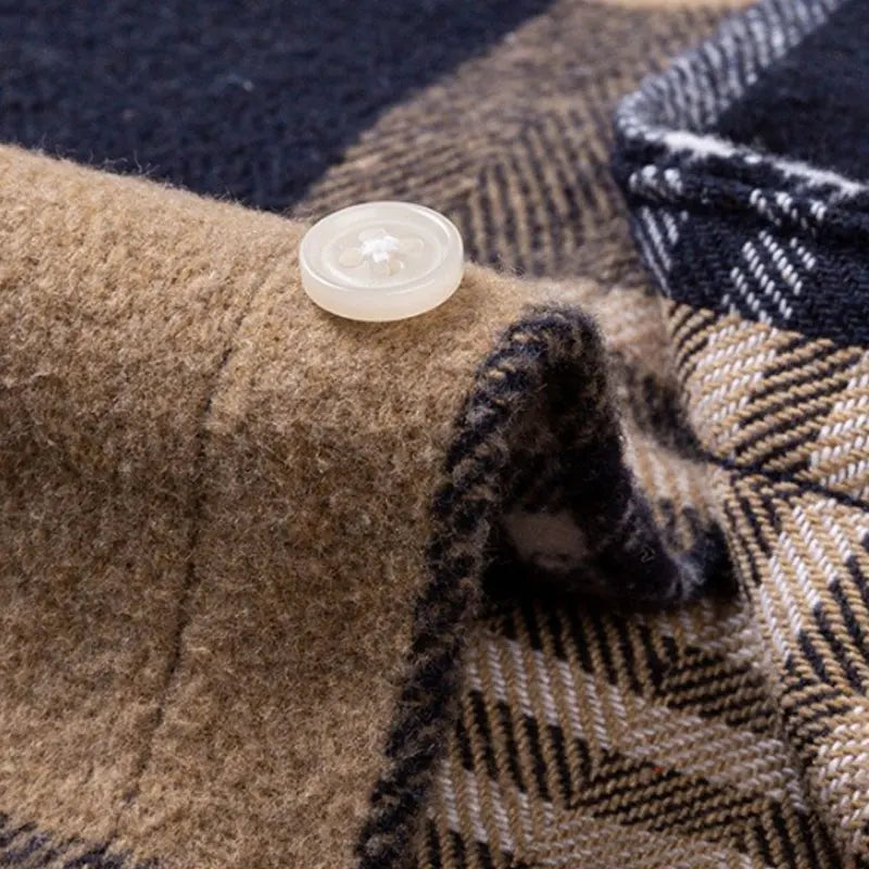 Fletcher Brushed Flannel Shirt | Men's Plaid Flannel Shirt | Smart Casual Checked Shirt UK