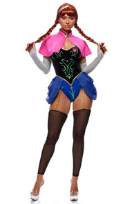 Princess Duties 5-Piece Storybook Princess Halloween Costume Set – Fairy Tale Party Outfit Women