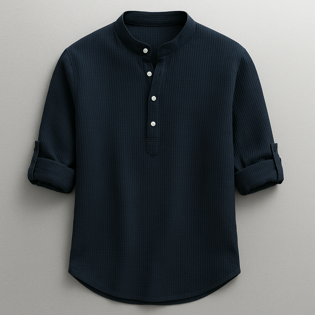 Felix Henley Shirt | Men's Relaxed Casual Shirt | Smart Button-Down Everyday Top UK