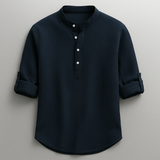 Felix Henley Shirt | Men's Relaxed Casual Shirt | Smart Button-Down Everyday Top UK