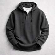 Bromley Waffle Hoodie | Men's Waffle-Knit Hoodie | Textured Pullover Casual Jumper UK