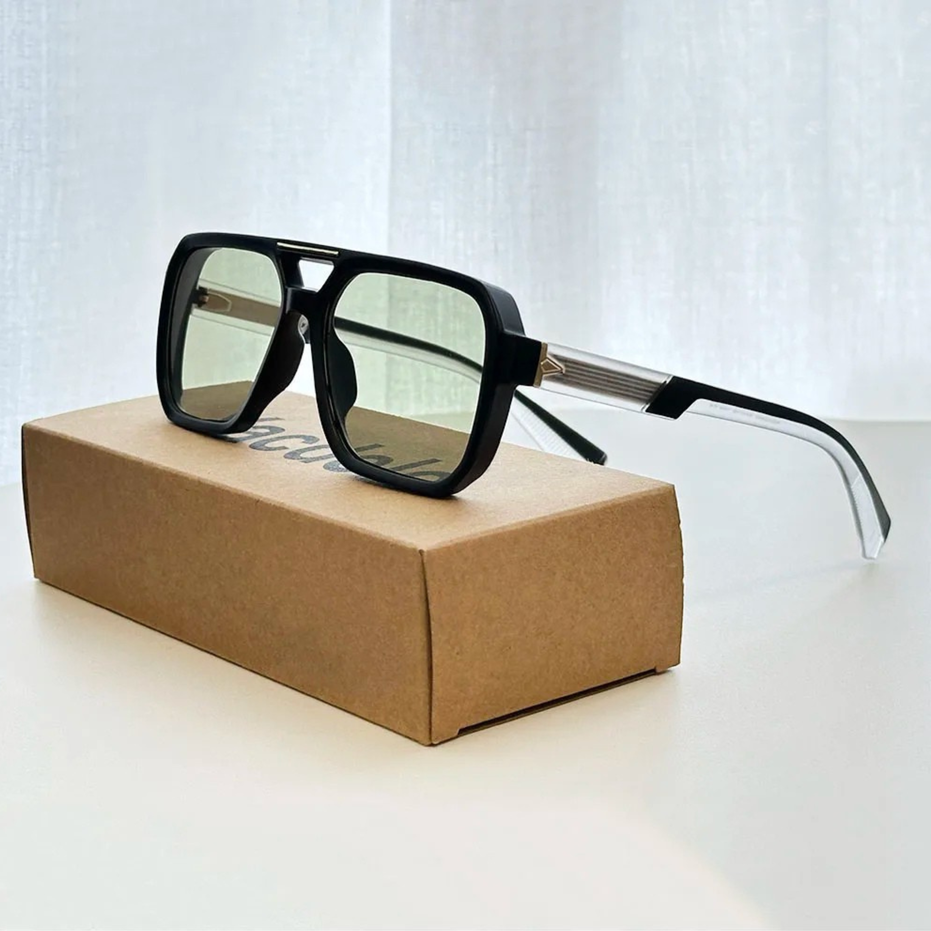Thatcher Aviator Sunglasses | Retro Aviator Sunglasses | UV400 Polarised Shades UK