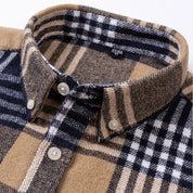 Fletcher Brushed Flannel Shirt | Men's Plaid Flannel Shirt | Smart Casual Checked Shirt UK