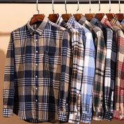 Fletcher Brushed Flannel Shirt | Men's Plaid Flannel Shirt | Smart Casual Checked Shirt UK