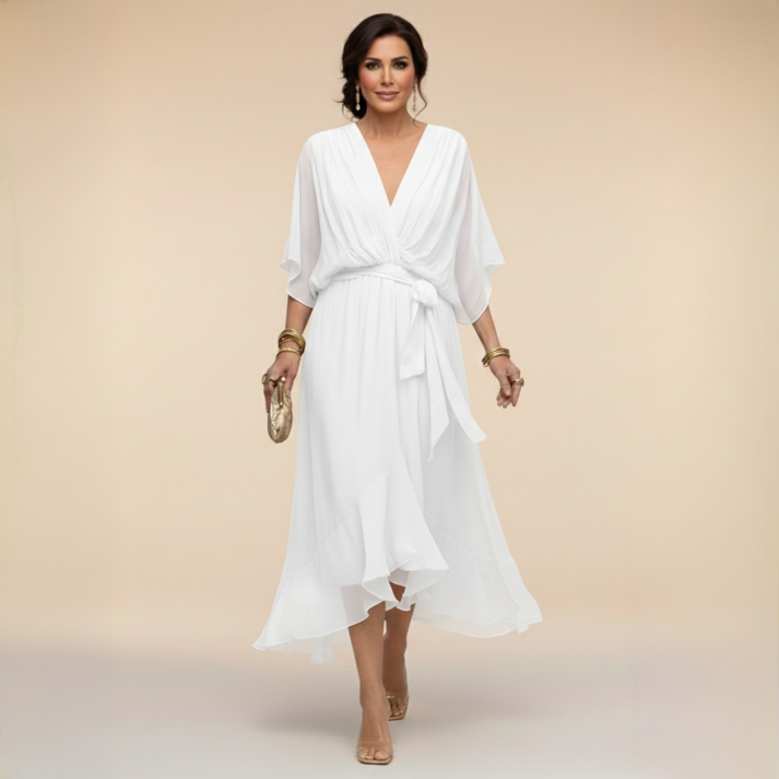 Maeve Flow Maxi Dress | Women's Elegant Maxi Dress | Summer Holiday Long Dress UK
