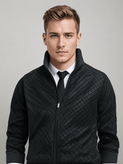 Montem Zip-Up Sweater | Men's Quarter-Zip Knit Jumper | Smart Casual Knitwear UK