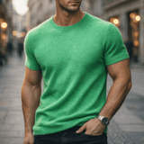 Cassian Cashmere Tee | Men's Luxury Cashmere T-Shirt | Premium Soft Casual Top UK