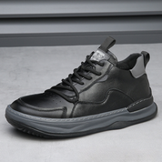Alberti Leather Trainers | Men's Genuine Leather Trainers | Smart Casual Fashion Shoes UK
