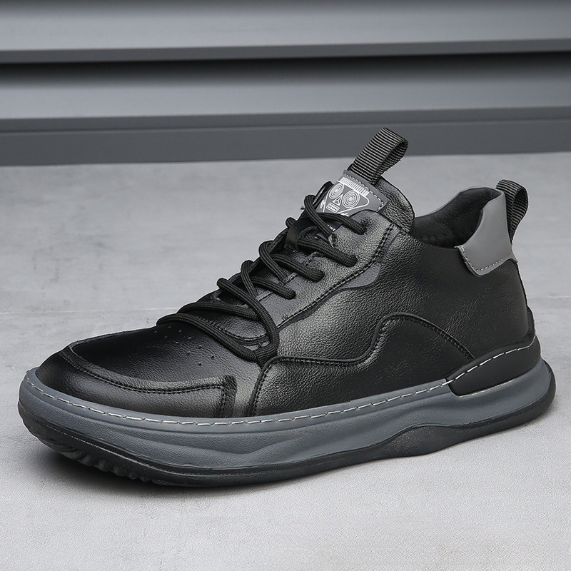 Alberti Leather Trainers | Men's Genuine Leather Trainers | Smart Casual Fashion Shoes UK