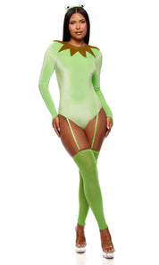 Green Ain't Easy 3-Piece TV Character Halloween Costume Set – Wicked Witch Inspired Party Outfit